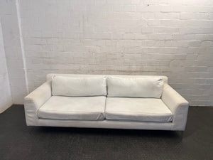 White Two Seater Couch