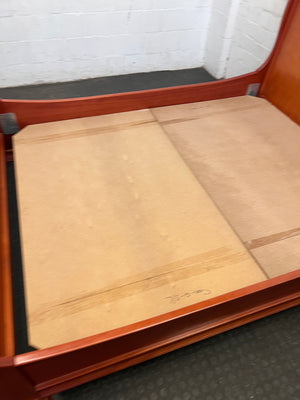 Wooden Sleigh Queen Bed Frame