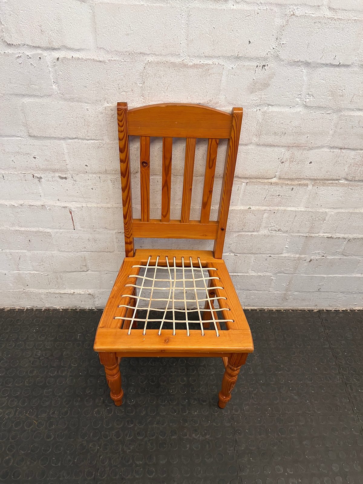 Golden Oak Riempies Chair - PRICE DROP