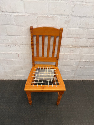 Golden Oak Riempies Chair
