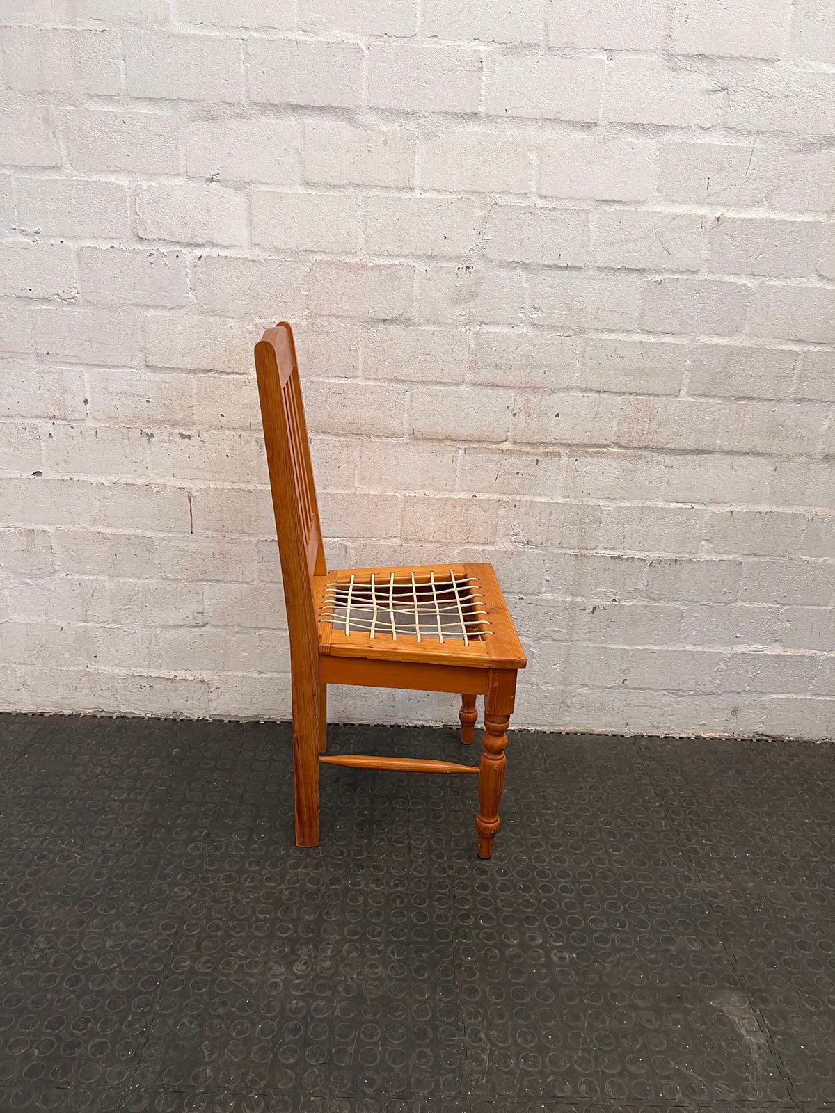 Golden Oak Riempies Chair - PRICE DROP