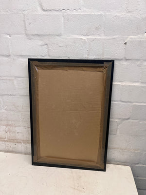 Black Framed Mirror (53cm x 75cm)