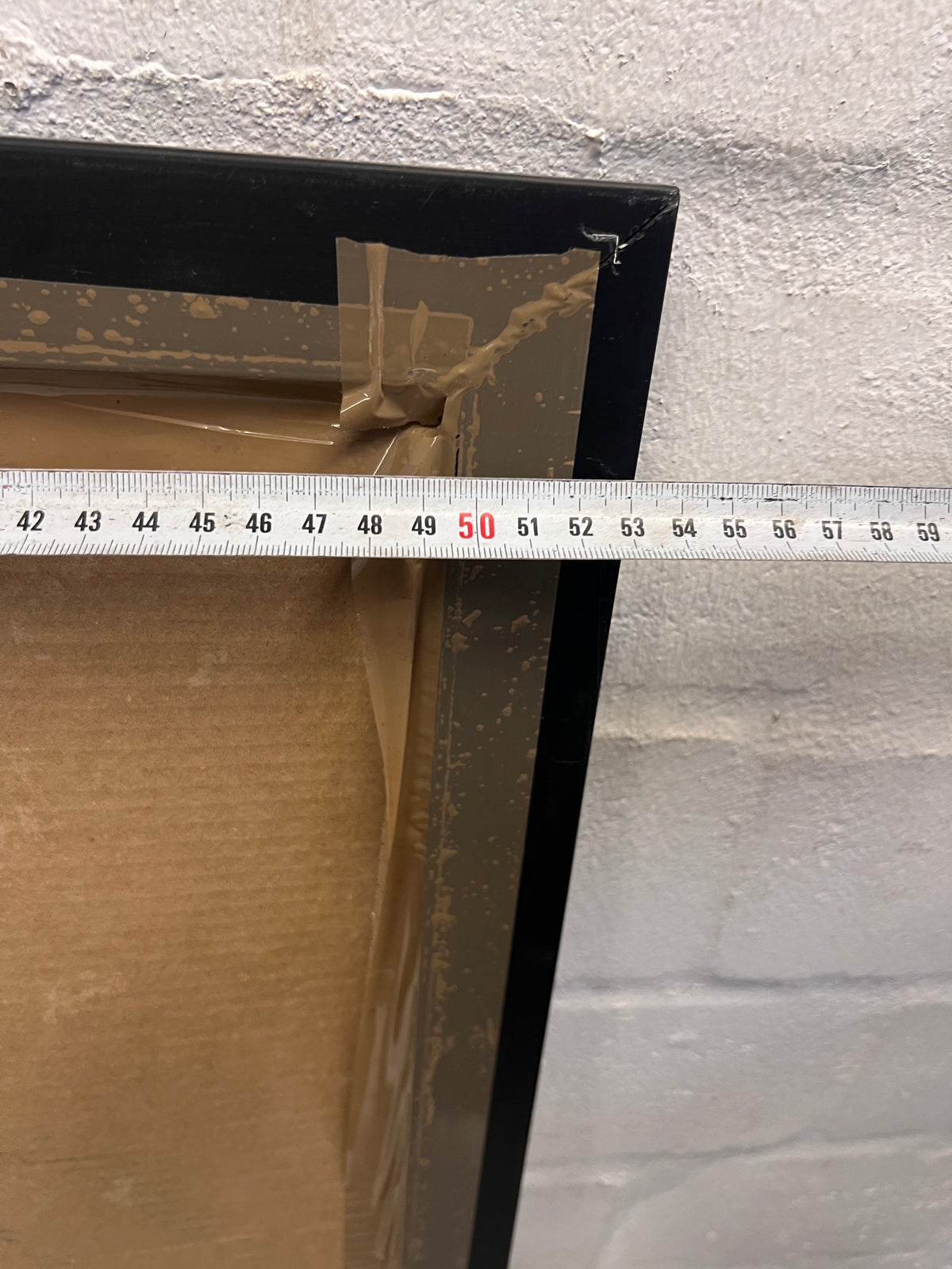 Black Framed Mirror (53cm x 75cm)