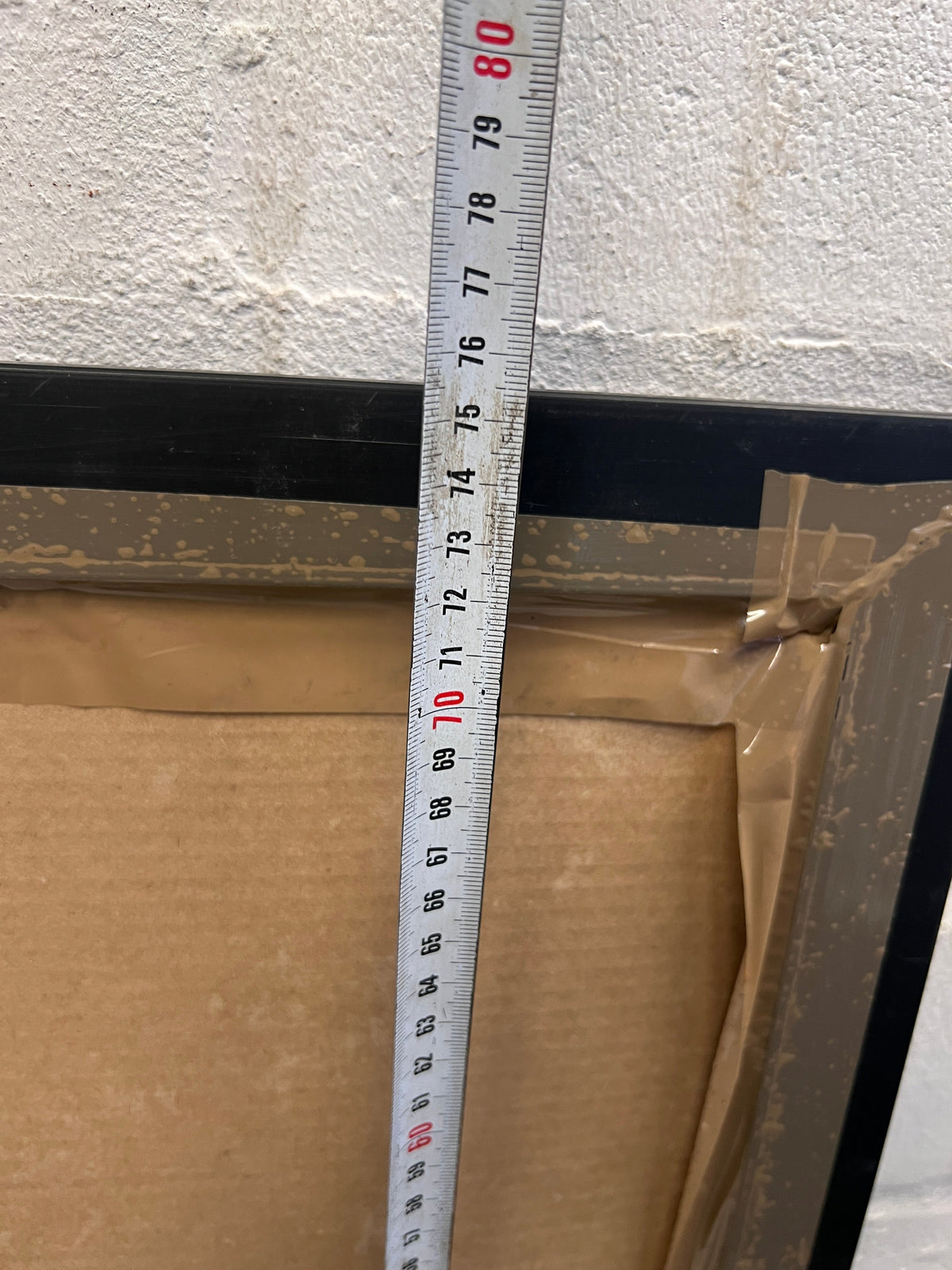 Black Framed Mirror (53cm x 75cm)