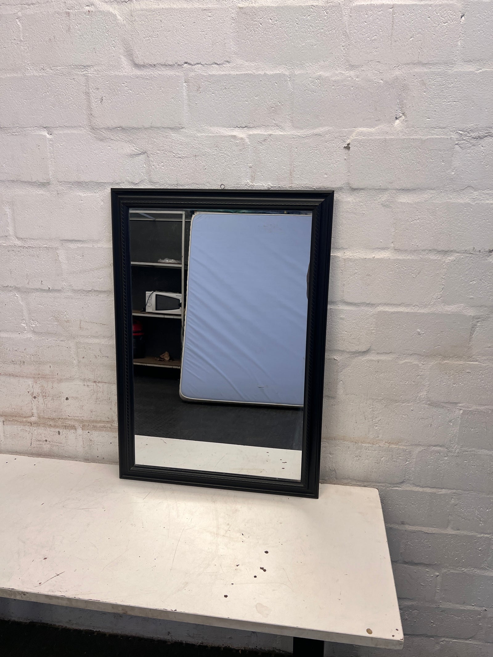 Black Framed Mirror (53cm x 75cm)