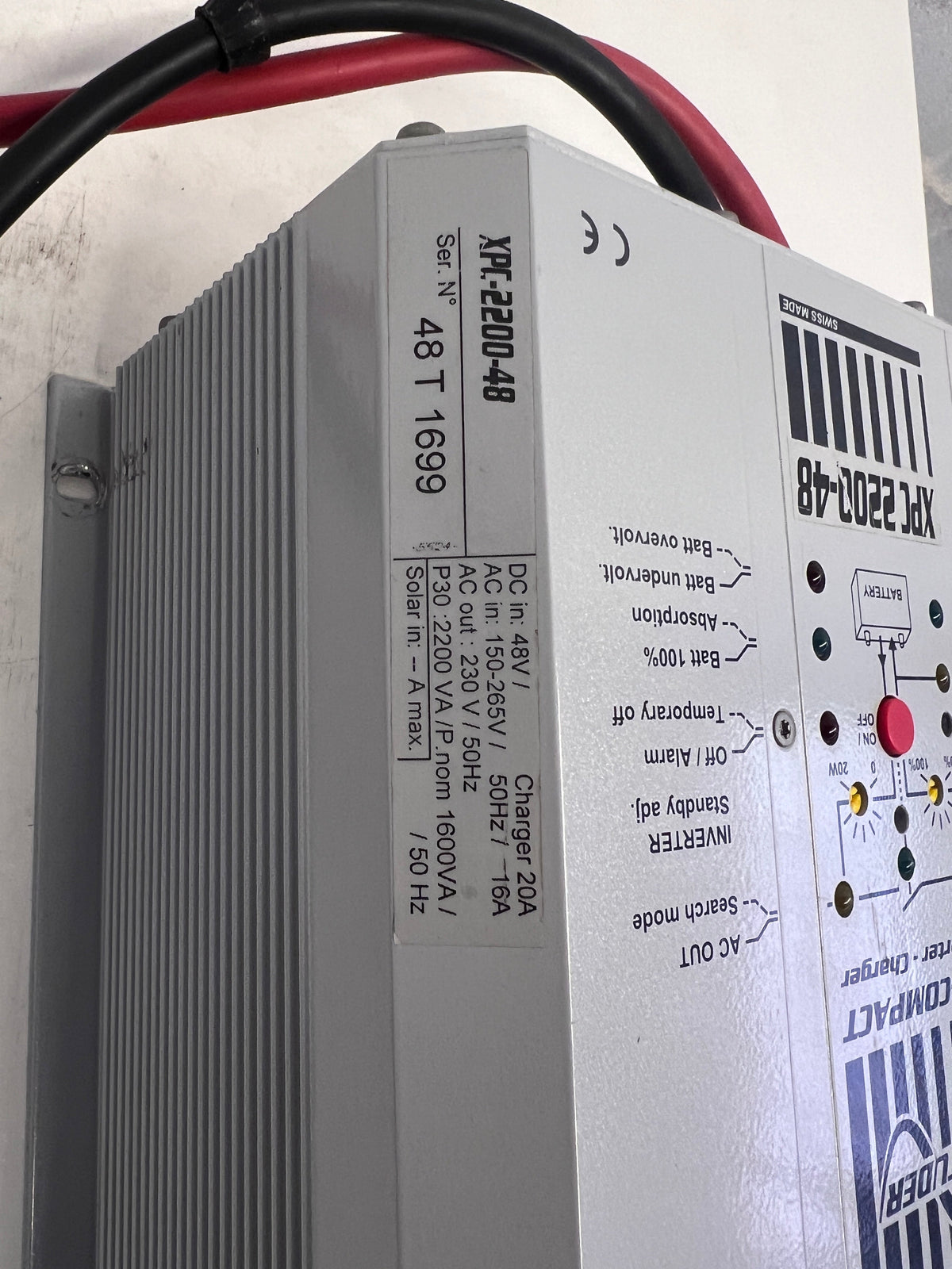 Studer XP-Compact Inverter Charger Swiss Made XPC 2200-48 Volt - 2ndhandwarehouse.com