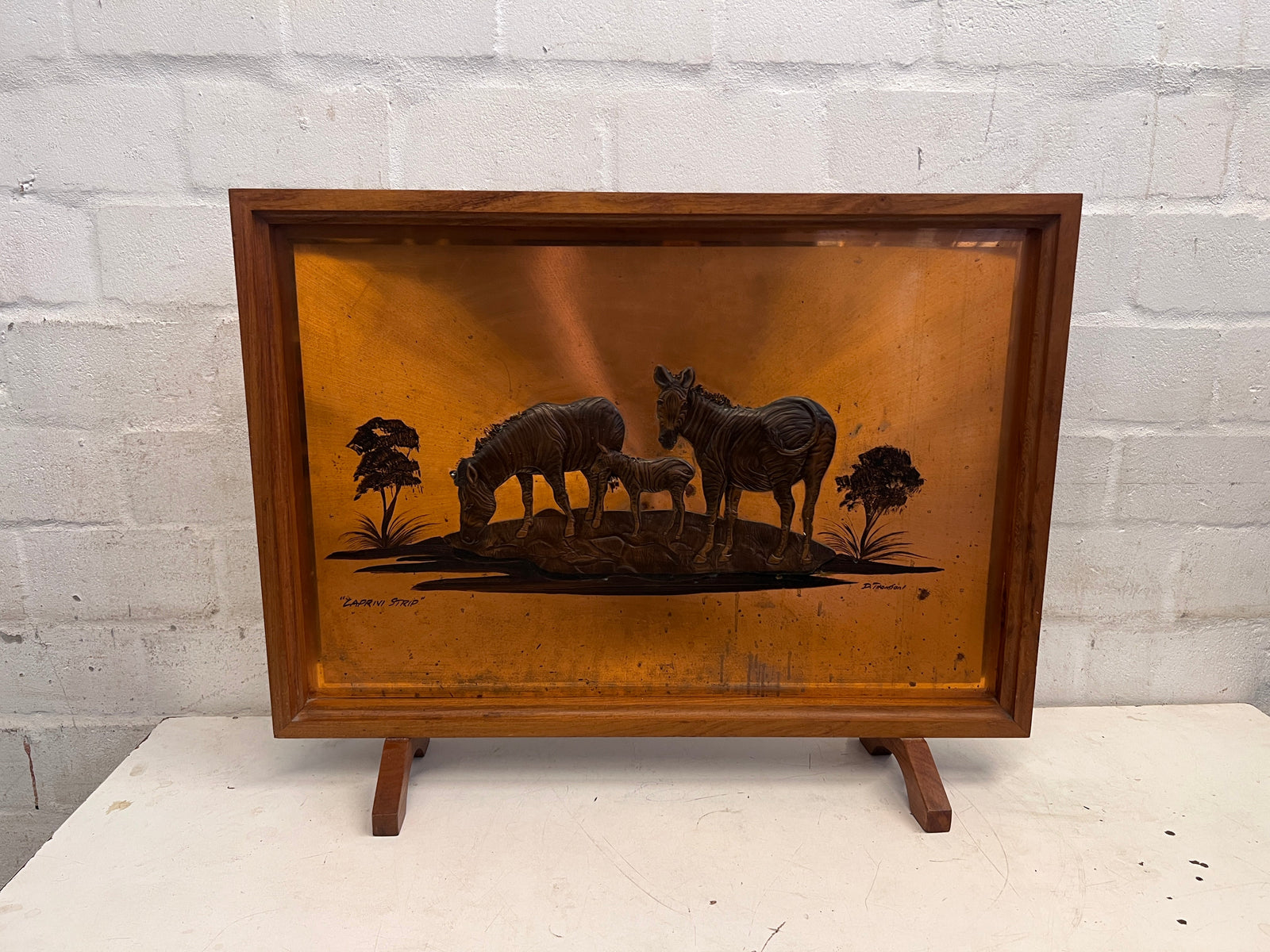 Copper Fire Screen from Rhodesian (79cm x 62cm)