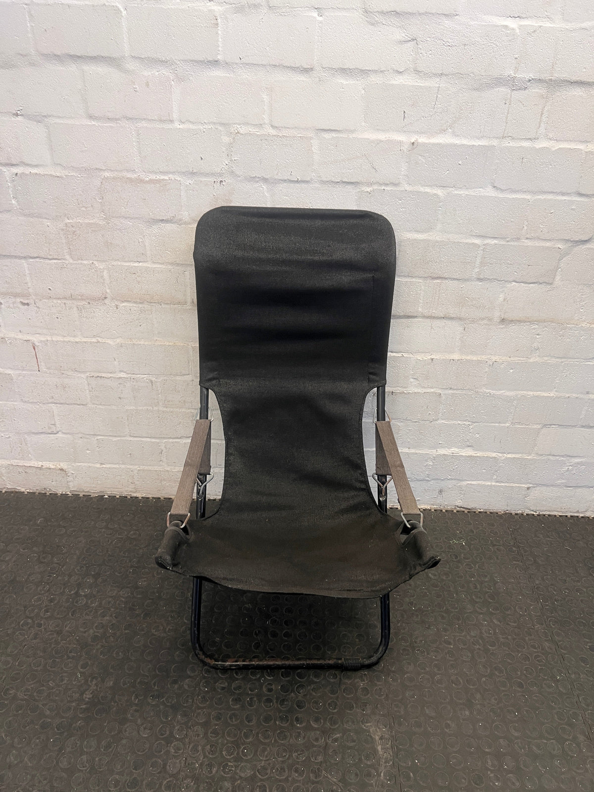 Black Outdoor Folding Chair