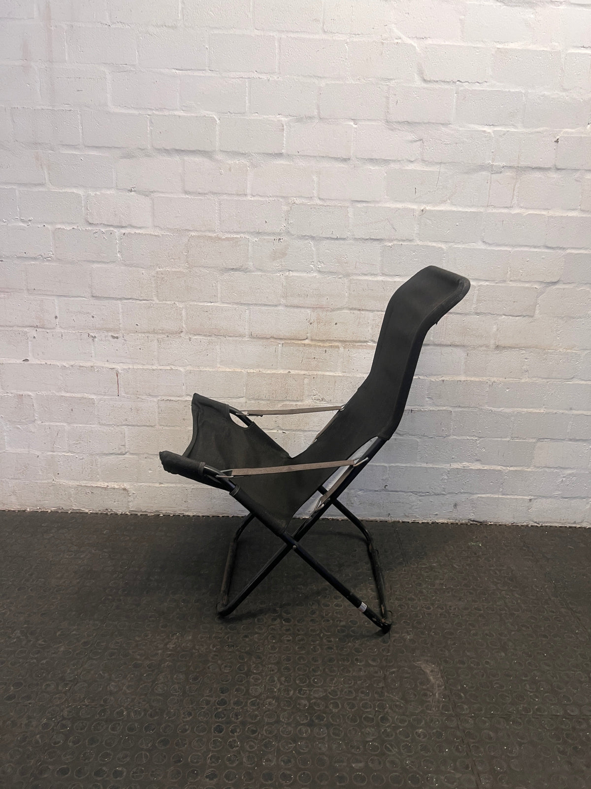 Black Outdoor Folding Chair