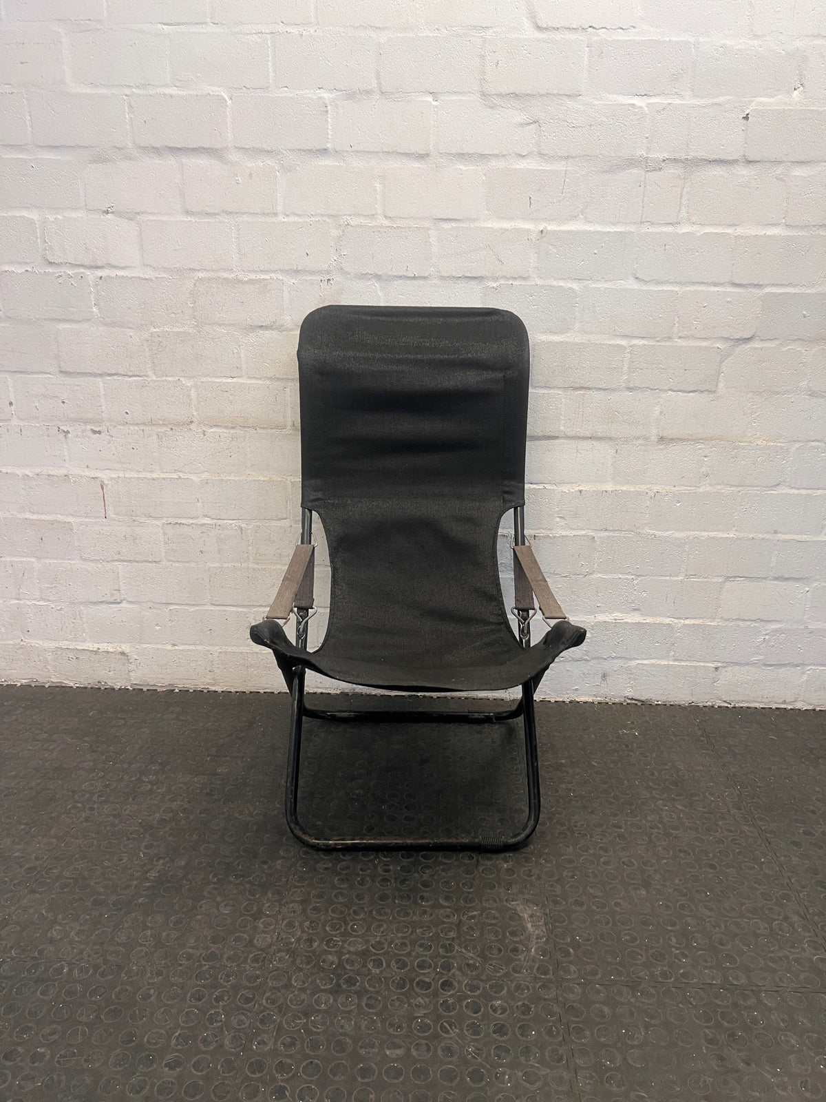 Black Outdoor Folding Chair