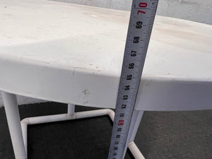 White Outdoor Plastic Table