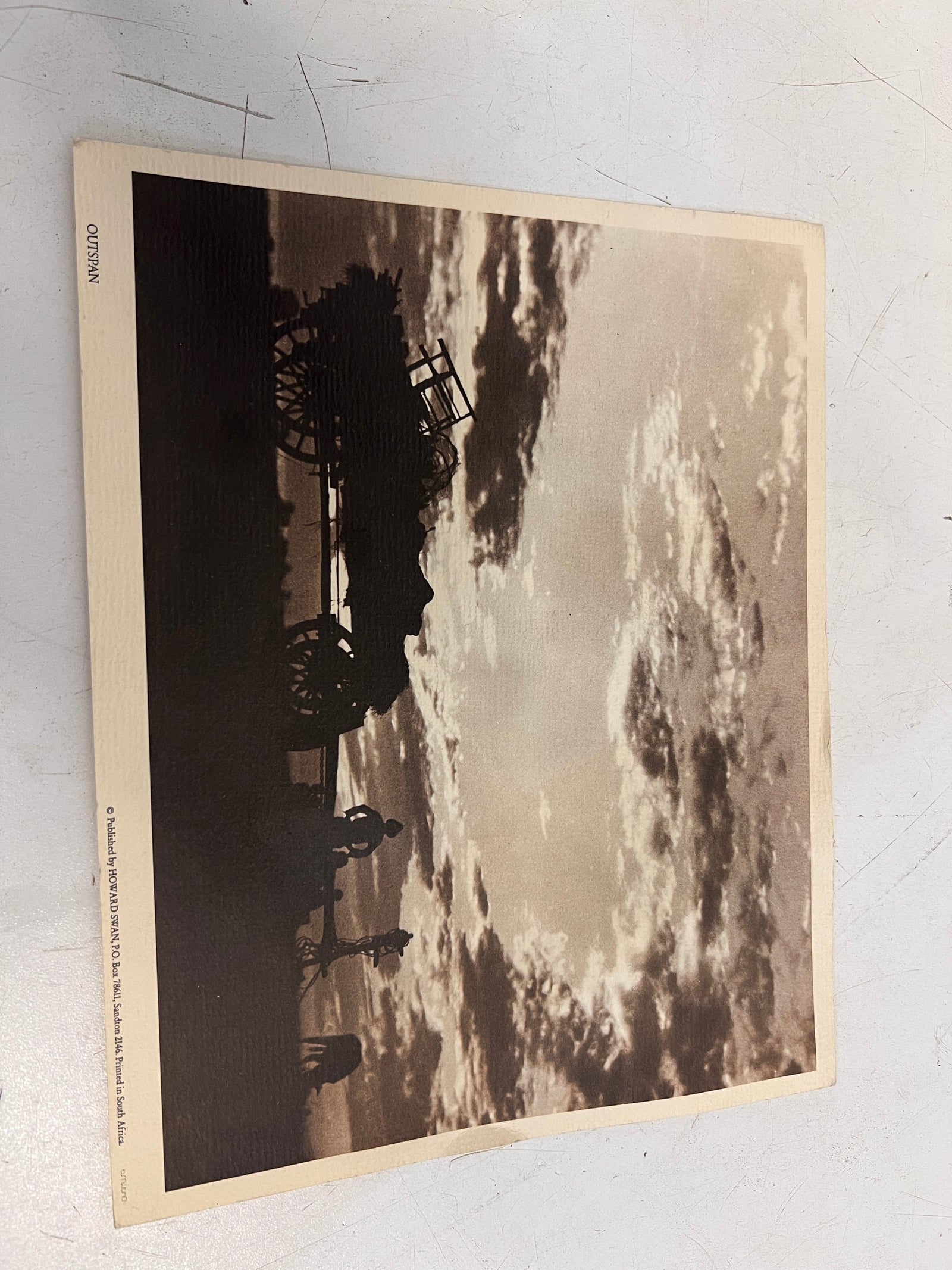 Farmer in Field Vintage Art Print