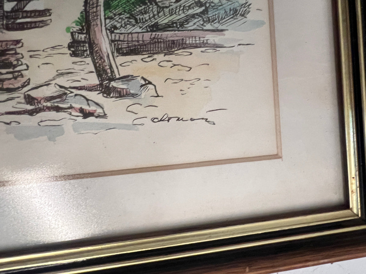 Old Cottage Framed Print - 2ndhandwarehouse.com