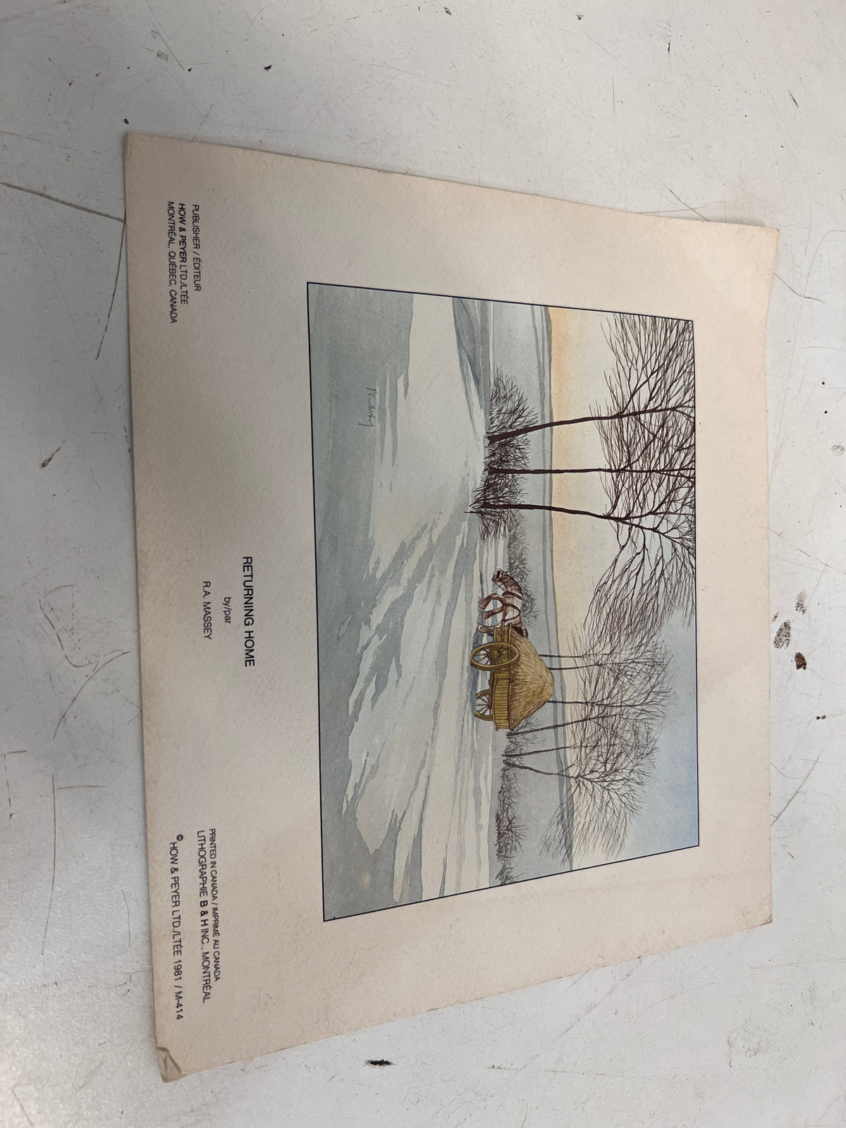 Trekking Vintage Art Print - 2ndhandwarehouse.com