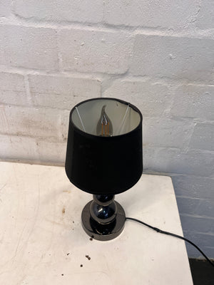 Black Lamp With Black Shade
