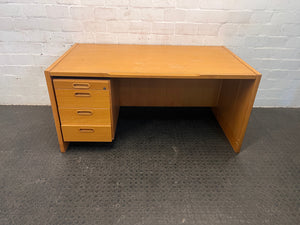 Four Drawer Solid Wood Desk