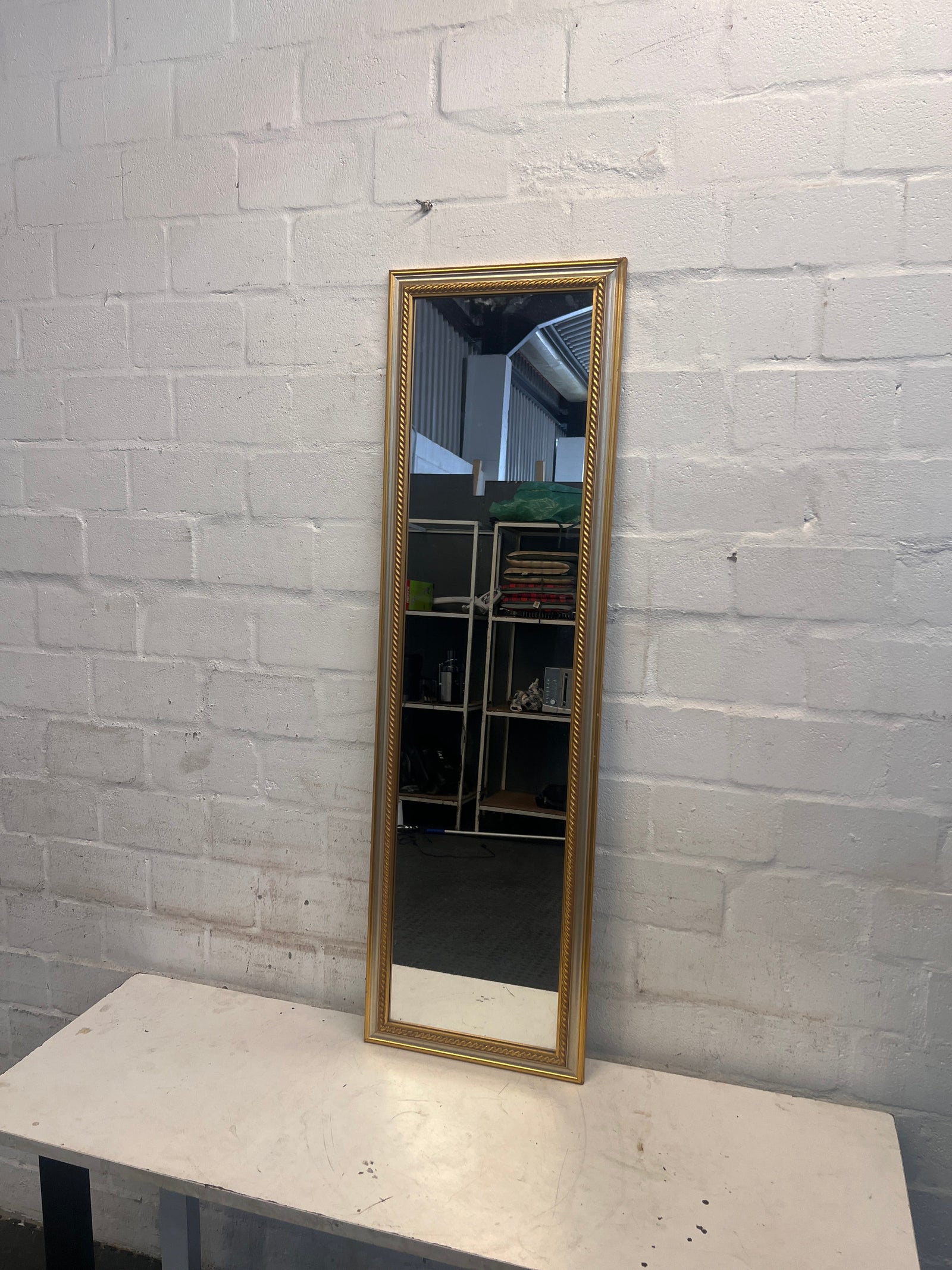 Gold & Silver Framed Mirror
