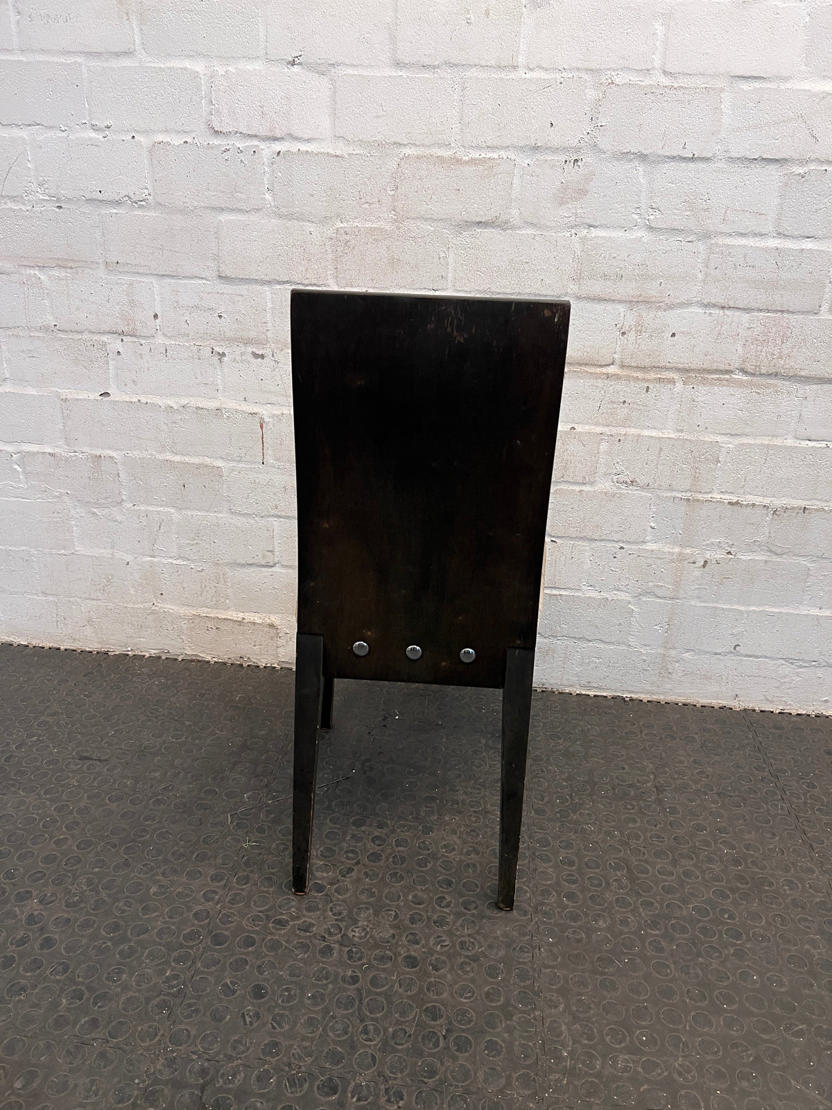 Wooden Suede Seat Dining Chair - PRICE DROP