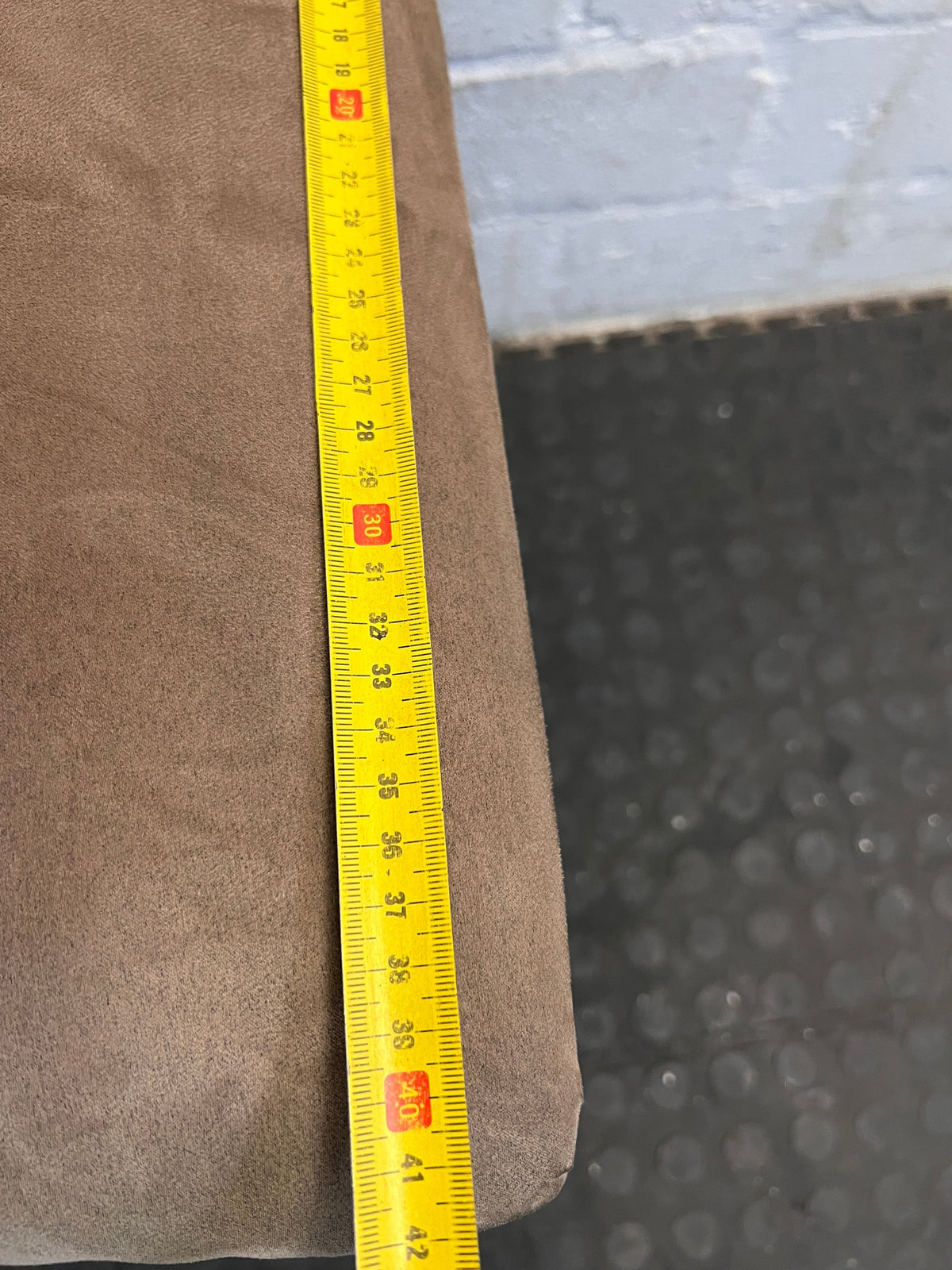 Wooden Suede Seat Dining Chair - PRICE DROP