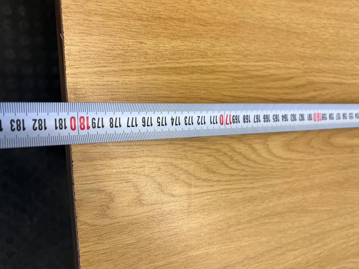 Wooden Print One Door Desk (RHS) - REDUCED