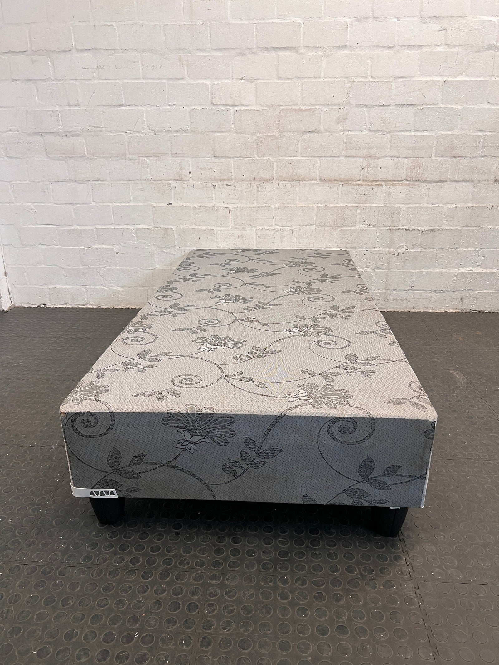 Grey Printed Fabric Single Base