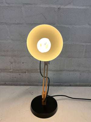 Adjustable Wooden Arm Desk Lamp