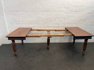 Solid Oak Ten Seater Extendable Table