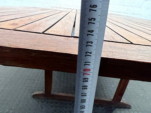 Wooden Extendable Patio Table