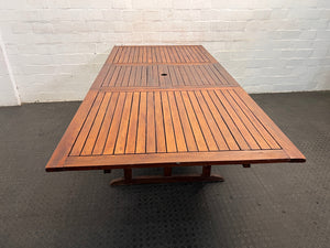 Wooden Extendable Patio Table