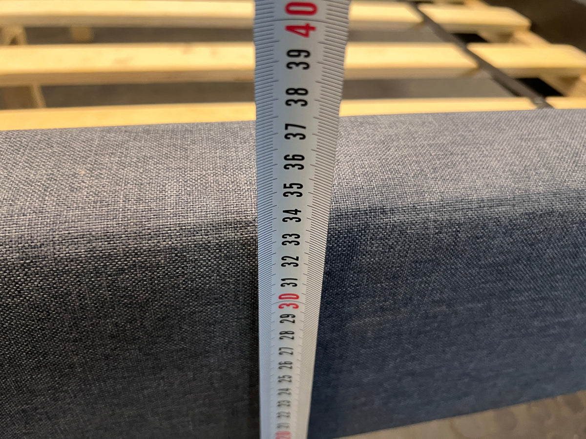 Grey Double Bed Base Frame (One Weak Leg on Headboard) - REDUCED