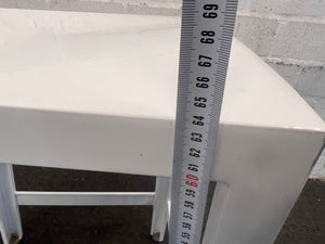 White Plastic Counter Chair