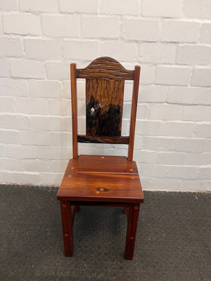 Hardwood Railway Sleeper Dining Chair - PRICE DROP