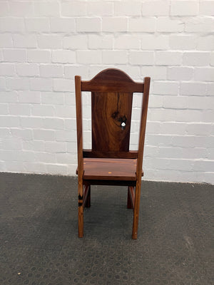 Hardwood Railway Sleeper Dining Chair - PRICE DROP