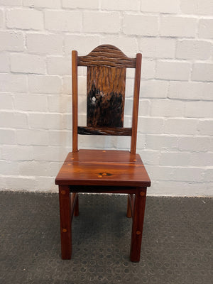 Hardwood Railway Sleeper Dining Chair - PRICE DROP