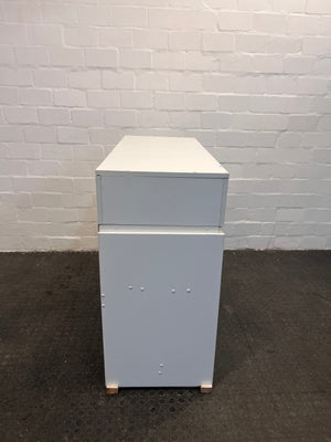 White Wooden Linen Cupboard - REDUCED