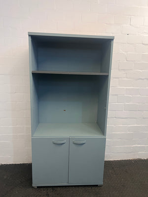 Blue Two Door TV Unit - PRICE DROP