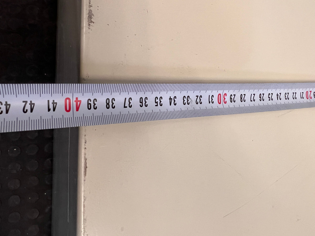 Cream Metal Three Drawer Filing Credenza - PRICE DROP