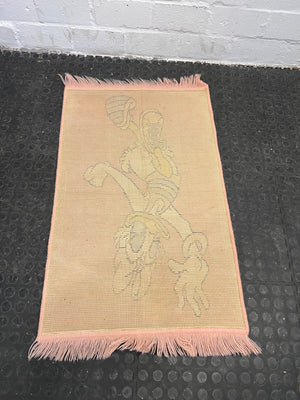 Pink Daisy Duck Rug 100 x 60cm