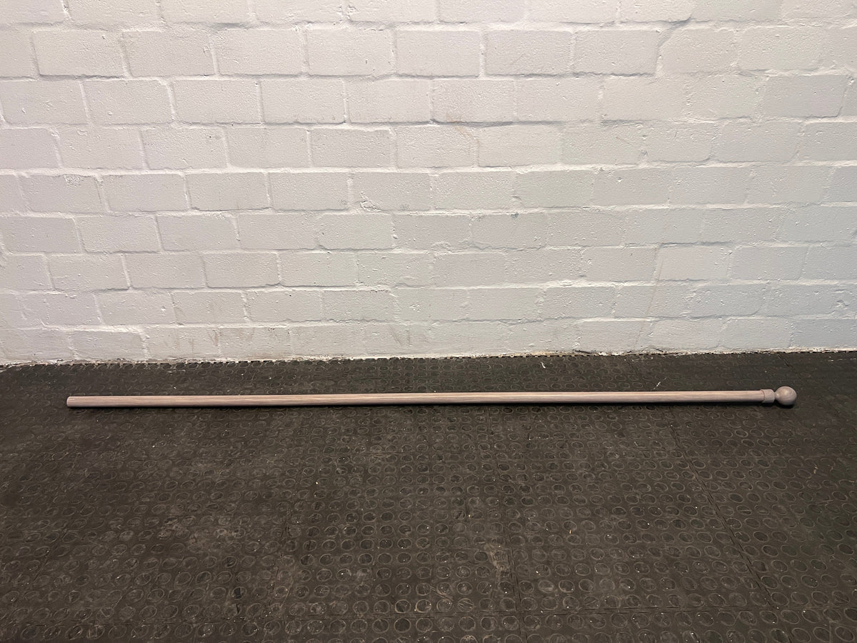 Light Wood Print Curtain Pole (Missing End)