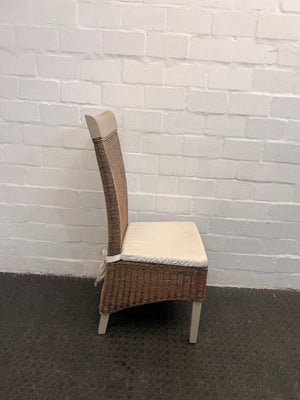 High Back Rattan Dining Chairs - PRICE DROP