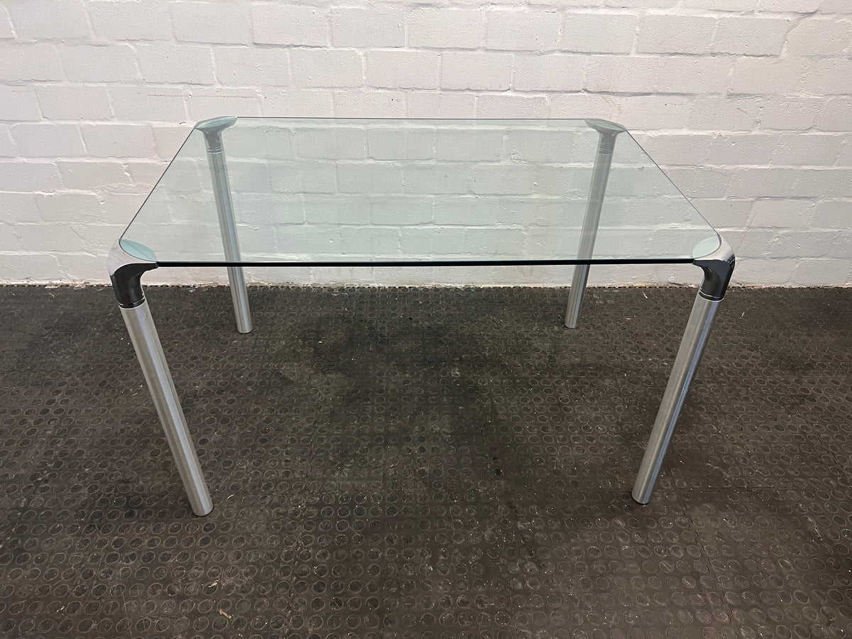 Glass Dining Table (120cm x 80cm) - REDUCED