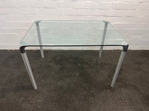 Glass Dining Table (120cm x 80cm) - REDUCED