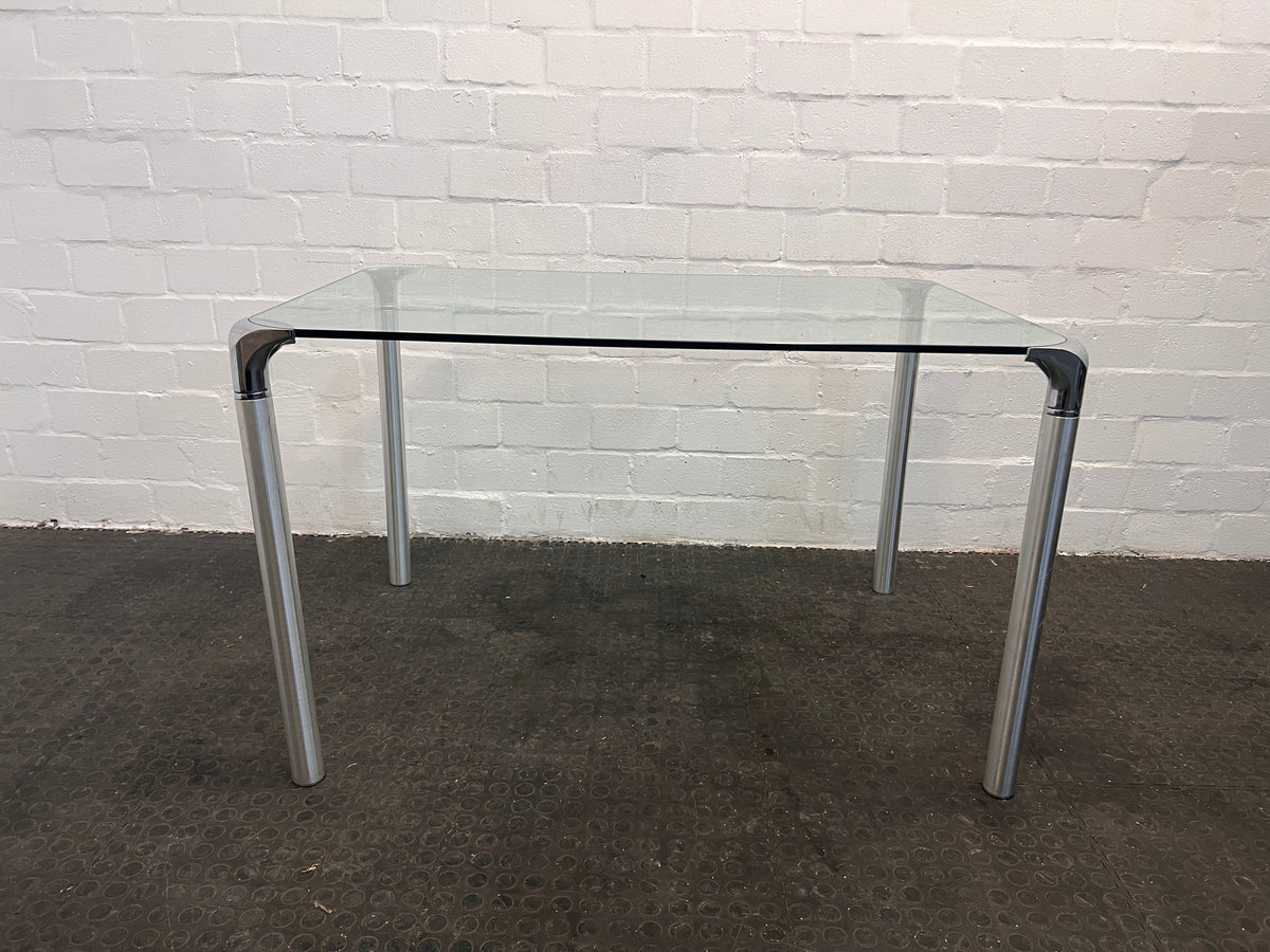 Glass Dining Table (120cm x 80cm) - REDUCED