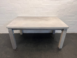 Large White Plastic Outdoor Table