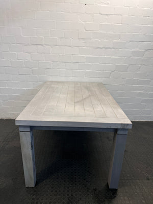 Large White Plastic Outdoor Table