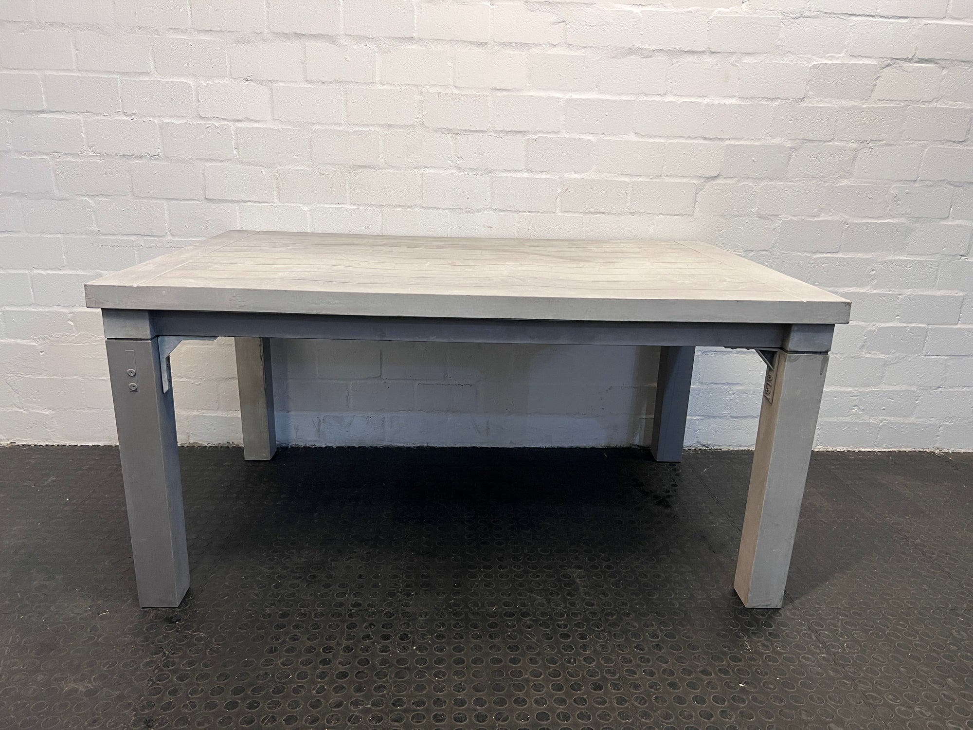 Large White Plastic Outdoor Table