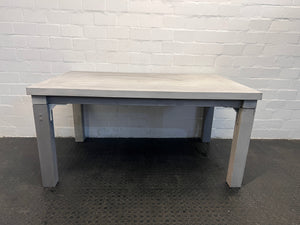 Large White Plastic Outdoor Table