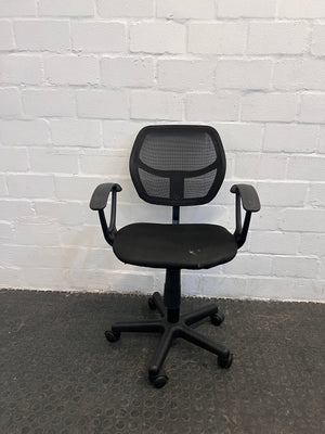 Black Mid Back Office Chair