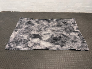 Grey Shaded Fluffy Carpet 200 x 135cm