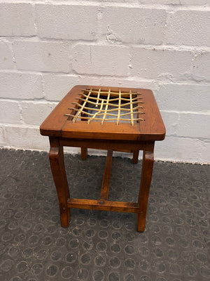 Oak Riempie Stool